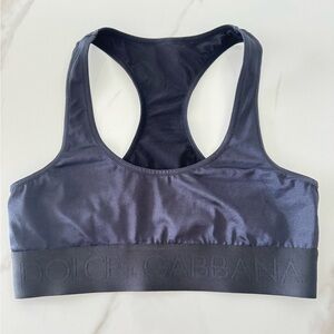 Dolce & Gabbana Black Swim/Sport Top